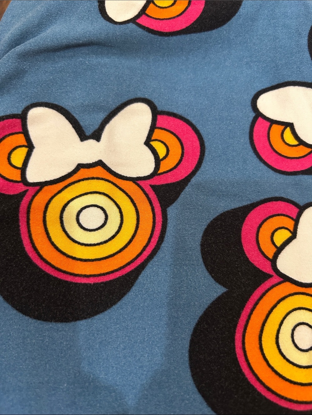 Blue Minnie Mouse LuLaRoe Leggings